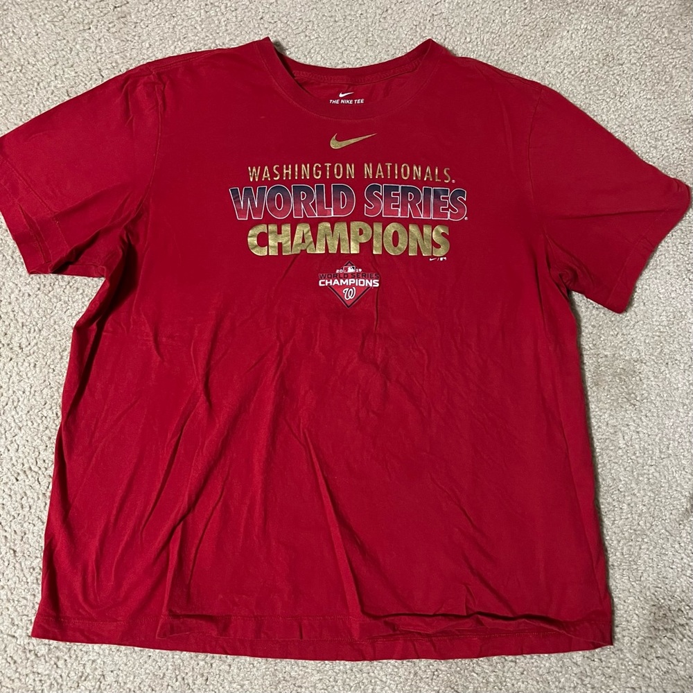 Washington Nationals World Series Champions Nike shirt